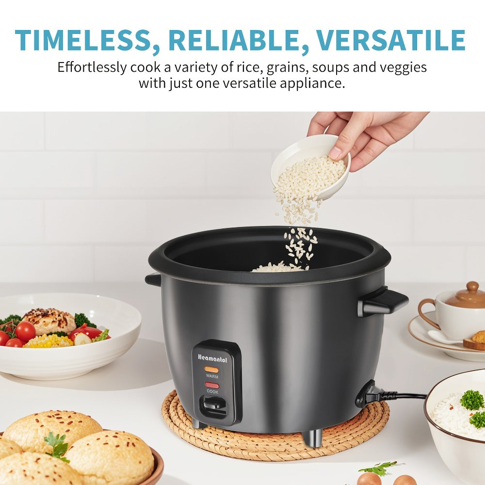 Rice Cooker & Yogurt Maker 1.5Qt – 6-Cup Non-Stick Electric Rice Cooker with Auto Keep Warm, One-Touch, Stainless Steel Liner, Steamer for Rice, Oatmeal, Soup & Yogurt - product image 6
