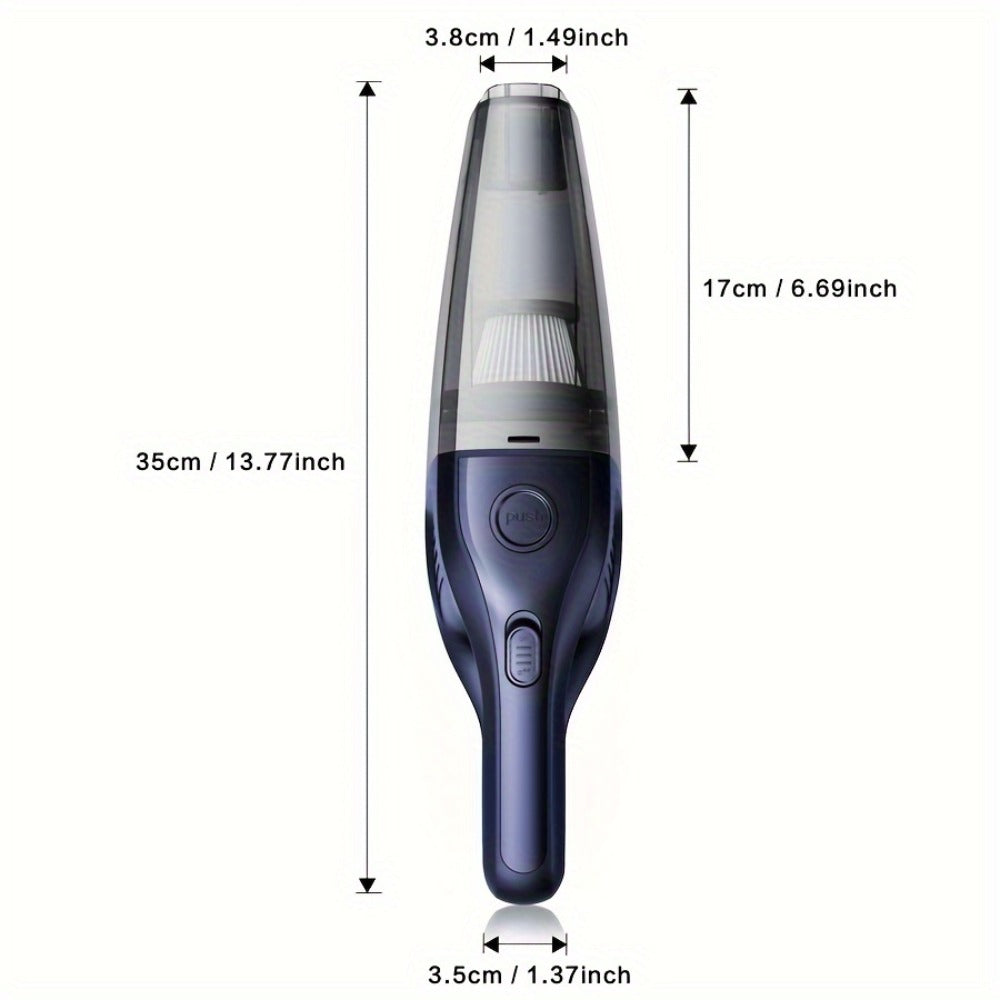 Handheld Cordless Vacuum Cleaner with Powerful Suction – Portable USB Rechargeable Mini Vacuum with Multiple Accessories for Car, Home, Office & Tight Spaces - product image 2