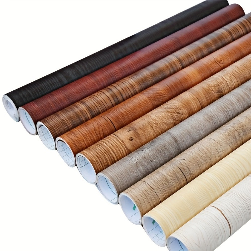 Wood Grain Floor Sticker Roll Peel & Stick Self-Adhesive Non-Slip Thickened Vinyl – Vintage DIY Flooring for Walls, Floors, Desks & Door Panels - product image 11