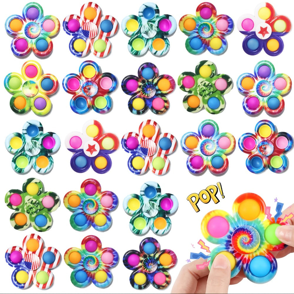 Stress Relief Spinner Toys for Kids ADHD Anxiety Focus Party Favors Classroom Prizes Goodie Bag Fillers Birthday Gifts Girls Boys – Sensory Fidget Spinners - product image 3