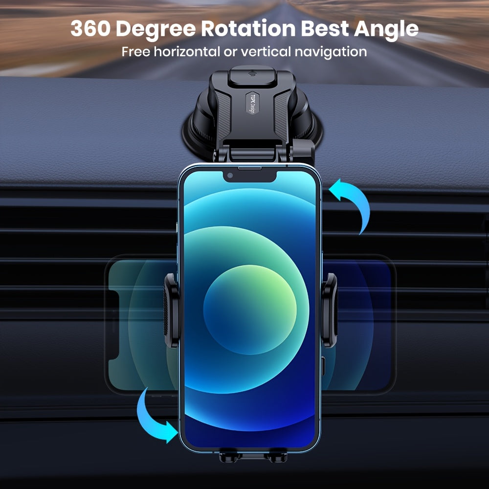 Upgrade Car Phone Holder Mount, Universal Cell Phone Car Mount for Dashboard Car Dash Mount Mobile Holder for iPhone, Samsung and All Android Smart Phones - product image 5