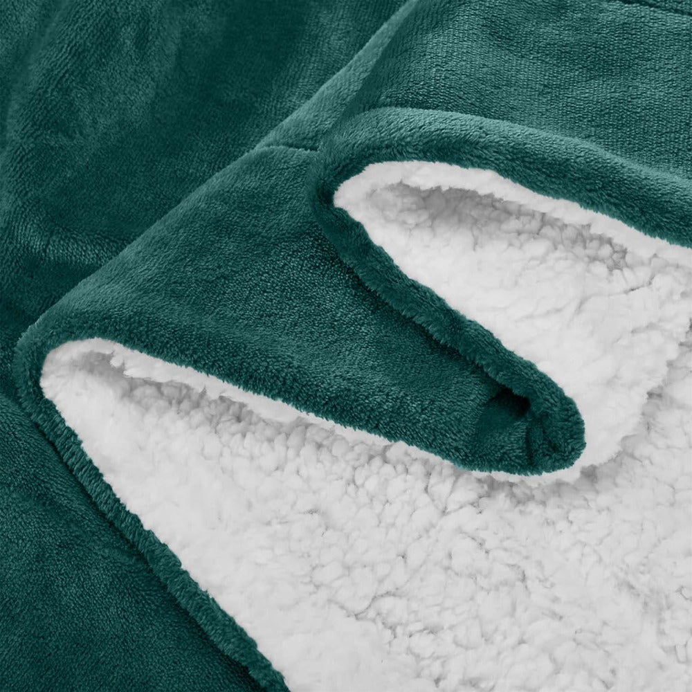 480GSM Sherpa Fleece Blanket – Double-Sided Heavy Warm Throw for Couch, Bed & Travel, Reversible All Season, 13 Colors, 3 Sizes - product image 19