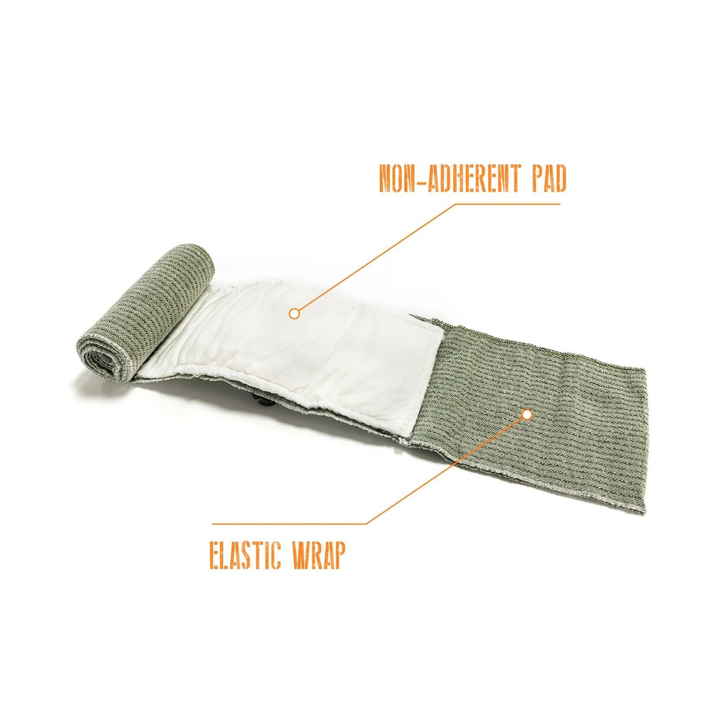 Emergency Bandage 6 Inch 3 Pack Elastic Wound Dressing Tactical Trauma for Everyday Use - product image 8