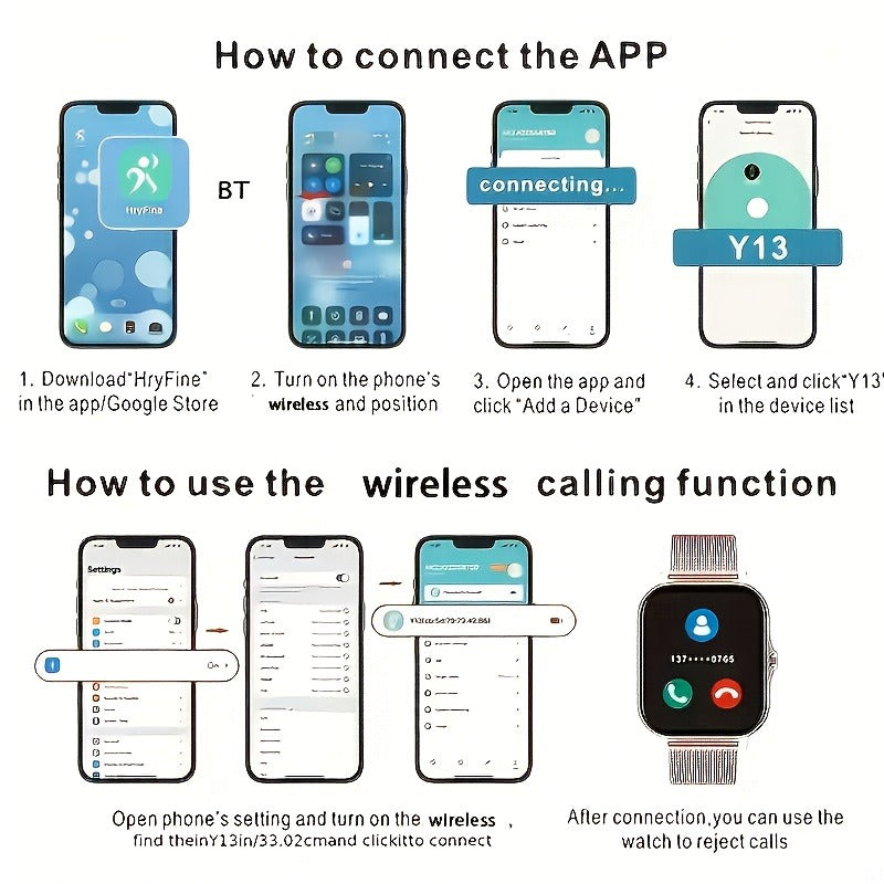 Smart Watch with Calling 1.83 Inch Touch Screen 100 Fitness Functions for Everyday Use - product image 8