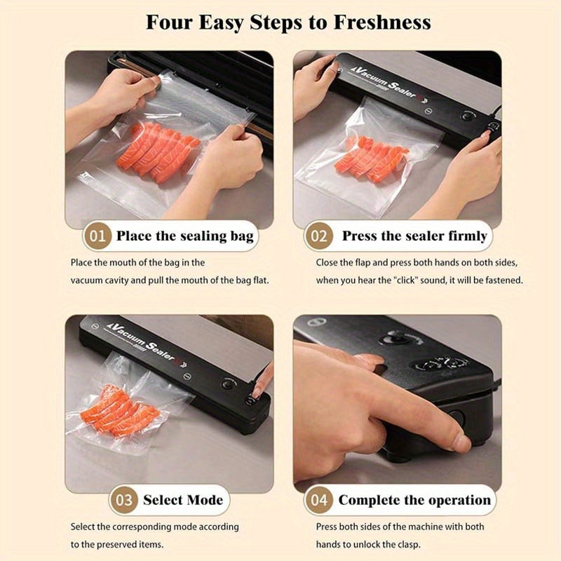 Vacuum Sealer Machine with 50 Bags Food Saver Sous Vide for Fresher Home Air - product image 12