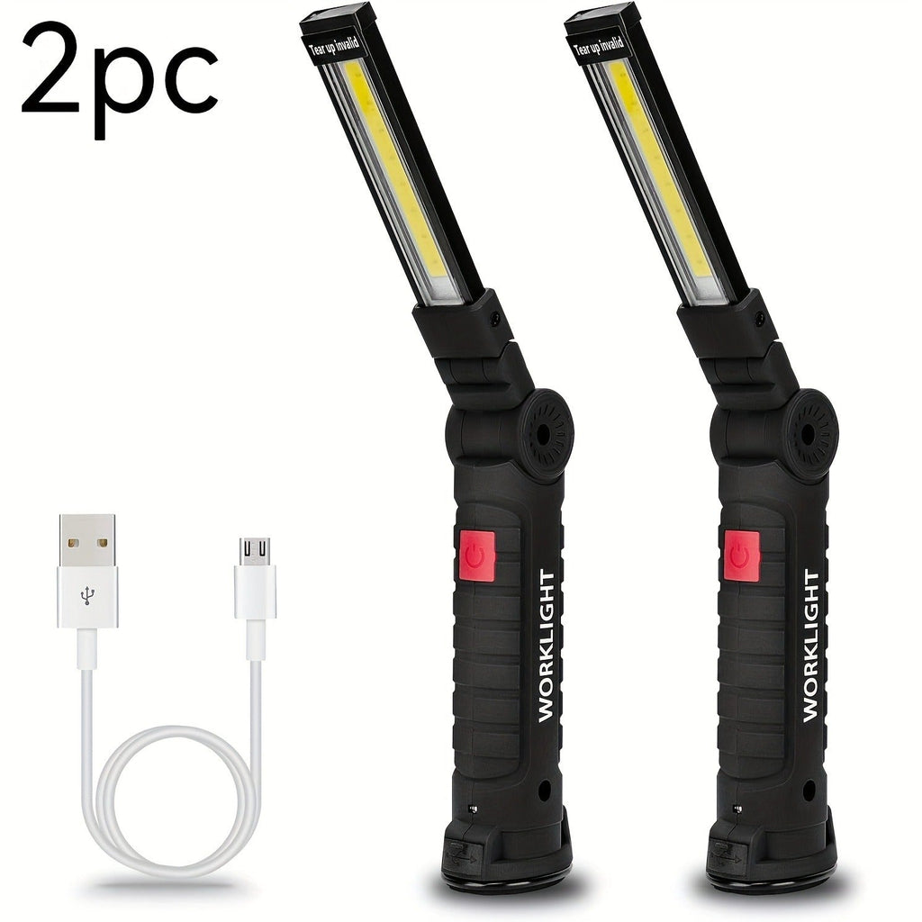 10 Pack – COB LED Work Light, 1000 Lumen Rechargeable Portable Hanging Camp Lamp with Built-In Battery, 200M Range for Camping, Yard, Party & Vehicle - product image 13