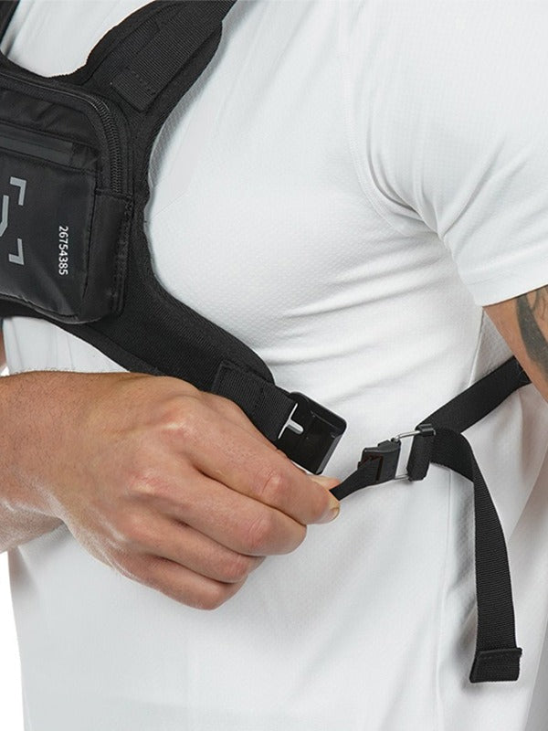 Reflective Adjustable Vest Strap, Waterproof, Cycling Hiking Skiing Sports Pack | Featherlight Running Chest Bag for Men - product image 13