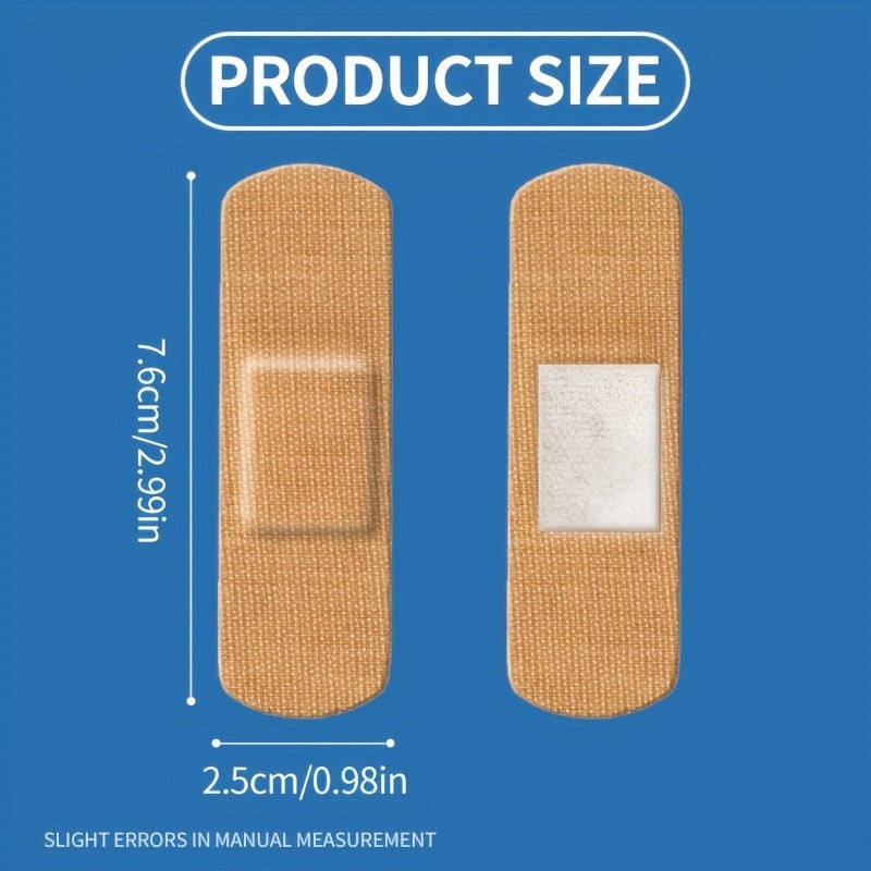 Bulk Wound Care Strips for Home First Aid, Finger Cuts, Skin Wrapping & Everyday Injuries, Discreet Natural Color – 500pcs Adhesive Bandages Flexible - product image 7