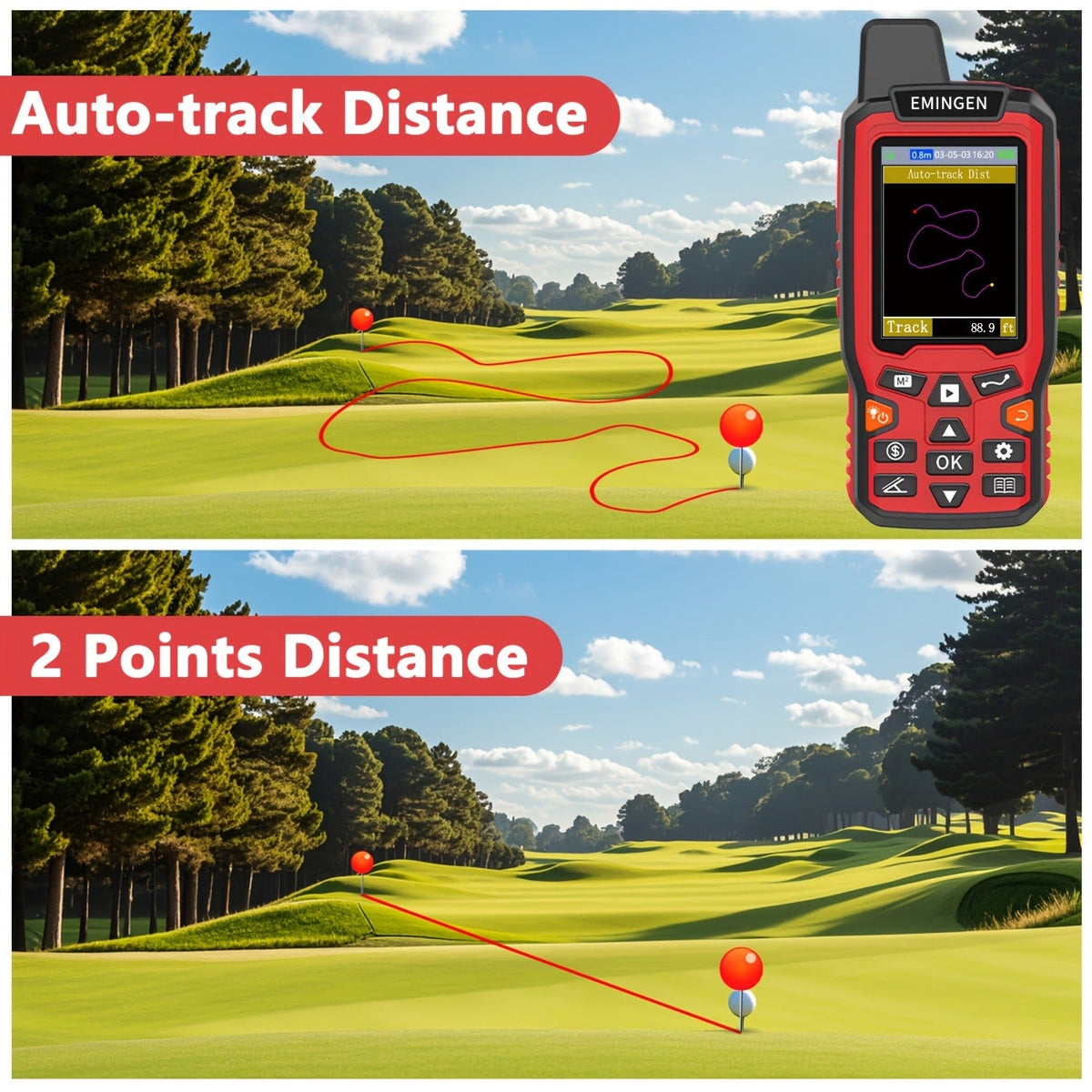 Handheld GPS Land Surveying Equipment | ZL180 | High-Precision 2.4" LCD Area Measuring Tool for Farmland, Forest, Ranch & Mining - product image 8