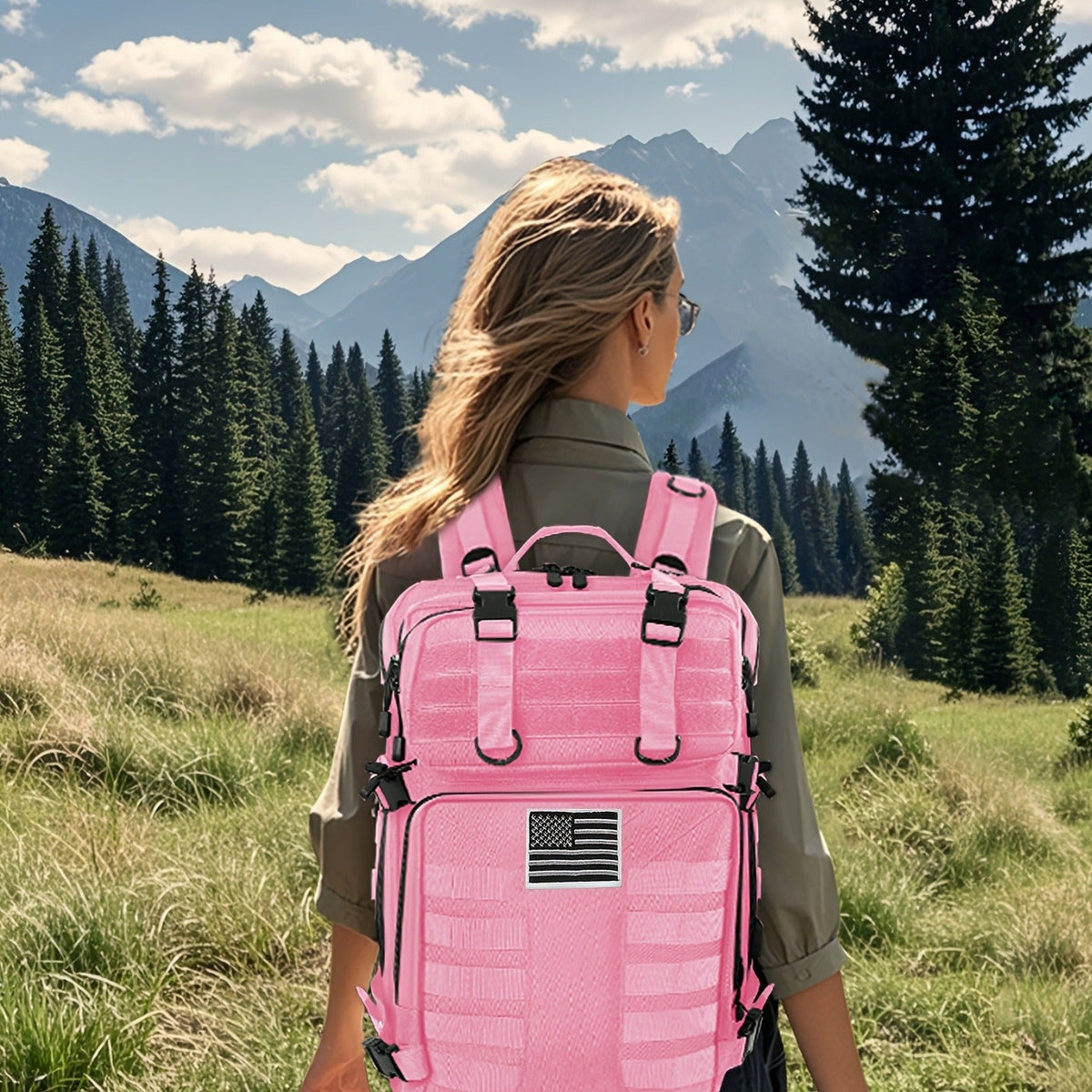 Large Capacity Molle Rucksack for Camping, Hiking, Hunting, Fishing & Travel, Unisex with Multiple Color Options | Tactical Military Backpack 50L - product image 21