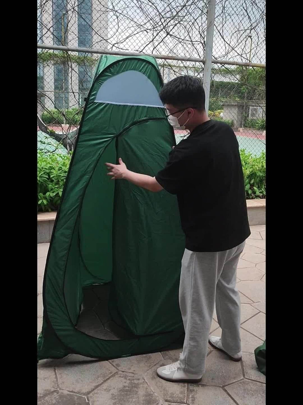 Pop-Up Privacy Shower Tent & Outdoor Changing Room | Waterproof Portable Camping Toilet Tent for Hiking Beach Fishing Backpacking, Instant Setup Dressing Room - product image 11
