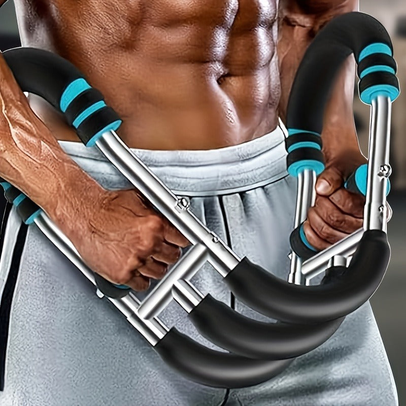 Arm Strength Trainer Three-Bar Chest Expander | Adjustable Multi-Level Resistance | Portable Detachable Forearm & Chest Workout Device for Home Gym | Strength - product image 10