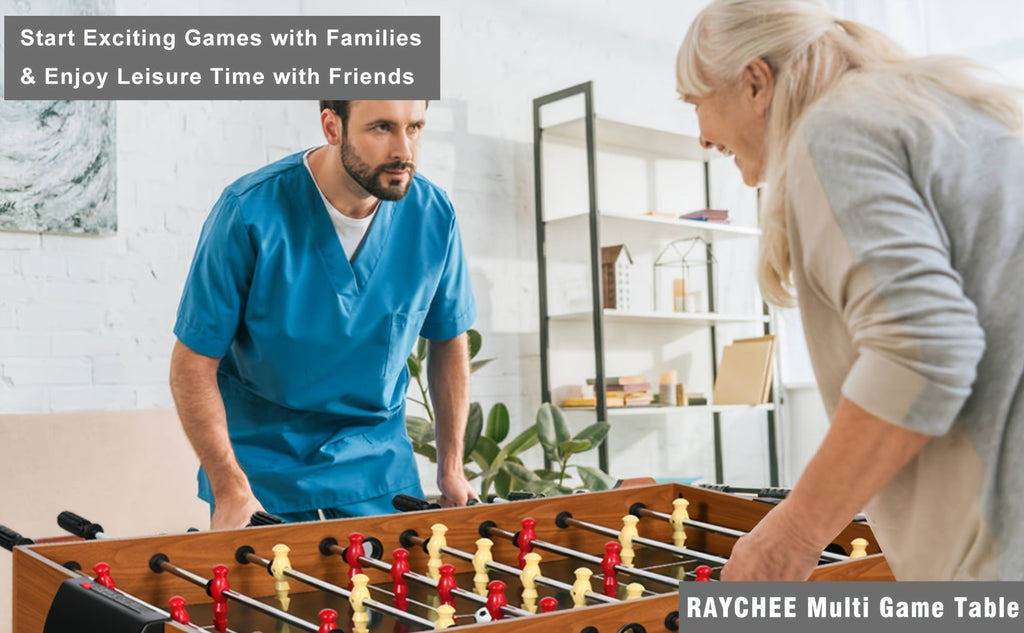 7-in-1 Multi Game Table Combo Set Foosball Hockey Ping Pong Billiards Chess for Home Game Room for Everyday Use - product image 8
