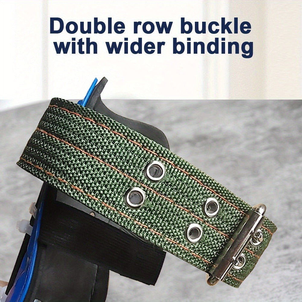 Tree Climbing Spikes Gear Set with Ankle Straps Travel-friendly Climbing Tools for Tree Maintenance Fruit Harvesting Hunting Observation Outdoor Work
