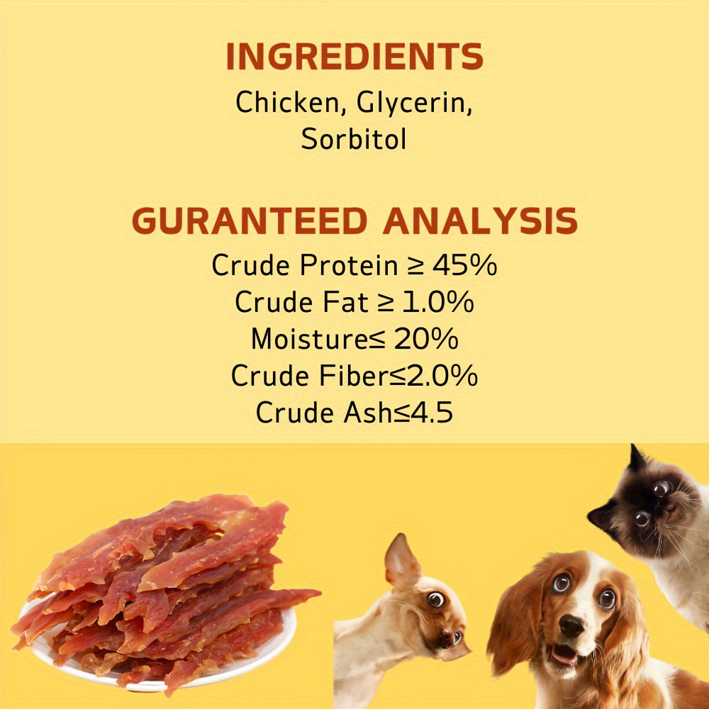 Dog Jerky Treats 400g Mixed Flavor Pack | Chicken & Duck Jerky, High Protein Low Fat, Long Lasting Chews, Digestible Training Reward Snacks for Small Medium - product image 3