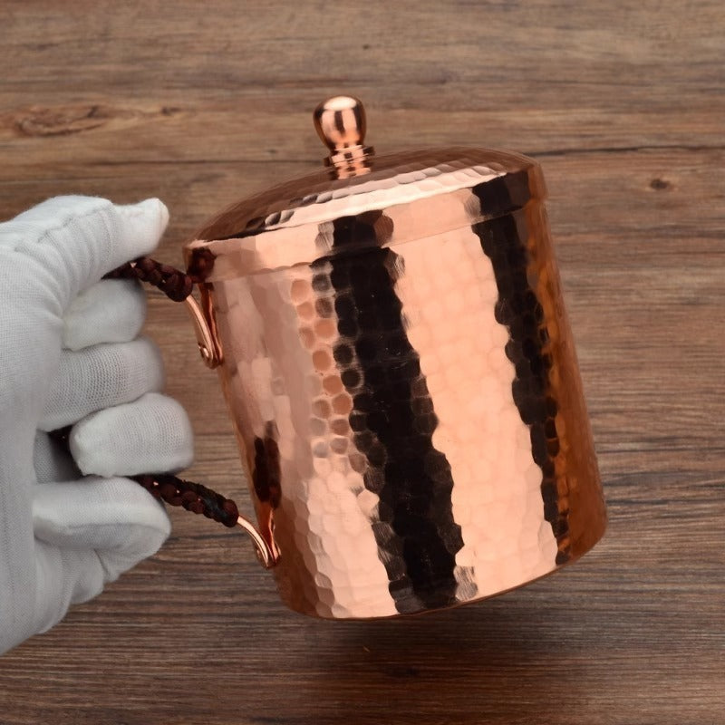 Moscow Mule Mug Hammered Copper 550ML – Heavy Gauge Traditional Cocktail Mug for Moscow Mule, Beer & Cold Drinks – 100% Handcrafted Pure Solid Brass Cup with - product image 9
