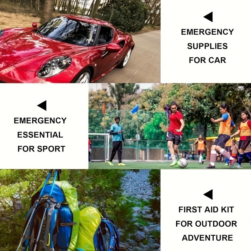 344-Piece Emergency First Aid Kit with Tourniquet & Thermal Blanket – Travel-friendly Survival Kit for Camping, Hiking, Car, Home, Office, School & Outdoor - product image 10