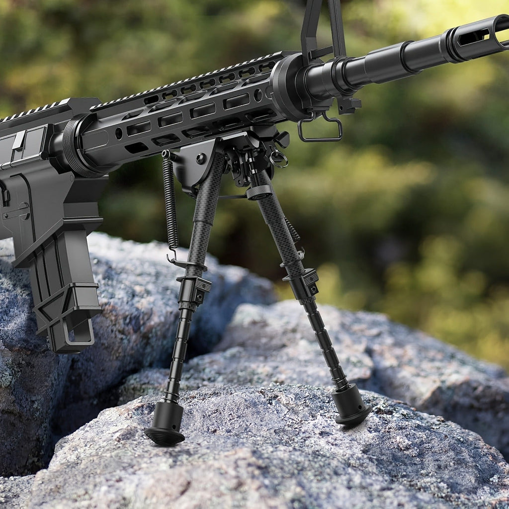 Adjustable 6-9 Inch Spring Return Legs, M-LOK Compatible, Collapsible Shooting Support for Hunting & Range – Aluminum Alloy Tactical Rifle Bipod - product image 9