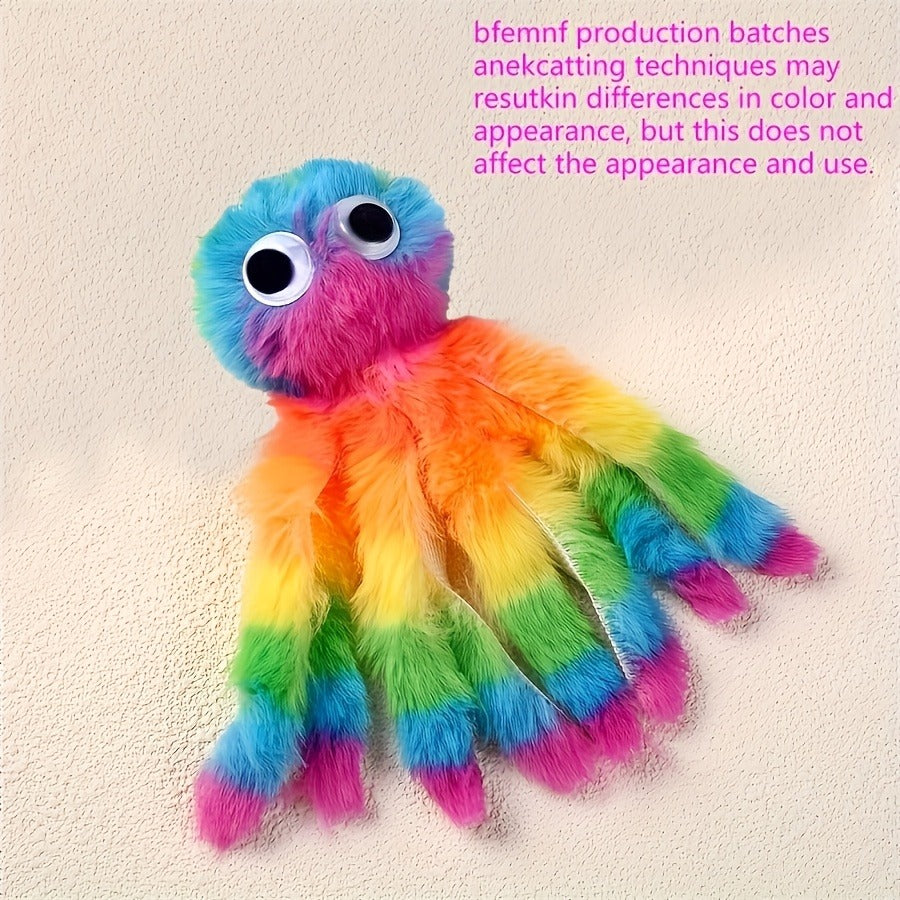 Cat Kick Toy Octopus 5-Pack – Cute Stuffed Chew & Kick Plush Toy for Indoor Cats, Teaser Wand Replacement Heads, Colorful Catnip-Style Interactive Cat Toy Set - product image 11