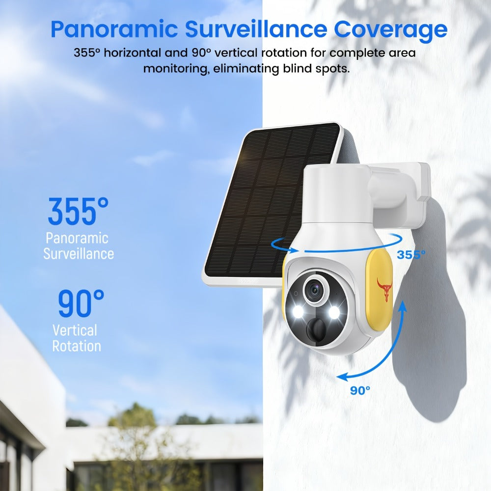 Solar Security Camera Wireless Outdoor 4G | 960P Color Night Vision PIR Motion Detection Two-Way Talk Cloud Storage | Battery Powered Home Security Camera 2.4GHz - product image 9