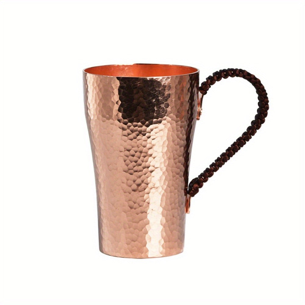 Handcrafted Copper Mug with Hammer Pattern – Pure Copper Coffee Mug, Tea Cup & Water Vessel – Artisan Copper Drinking Cup for Moscow Mule, Milk, Hot & Cold Beverages – Unique Kitch - product image 7