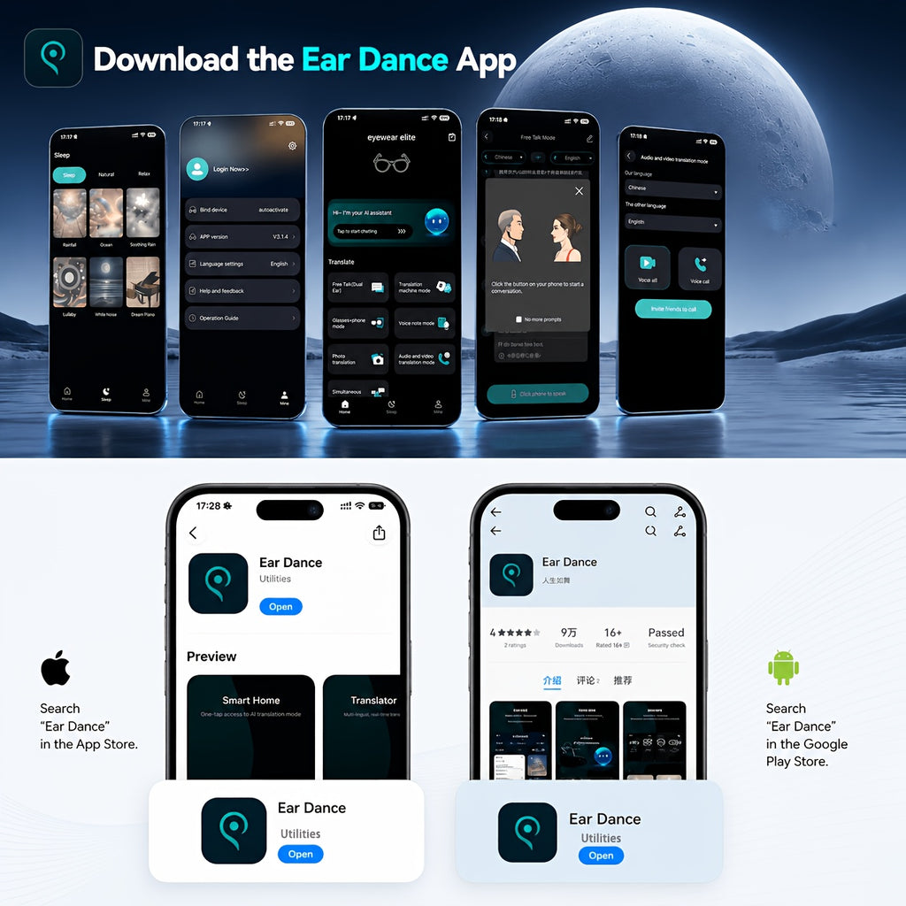 2026 AI Smart Translation Glasses, 160+ Languages Real-Time & Video Translation, Photochromic Blue-Light Lenses, Open-Ear Audio, Touch Control, Hands-Free Calls & Music