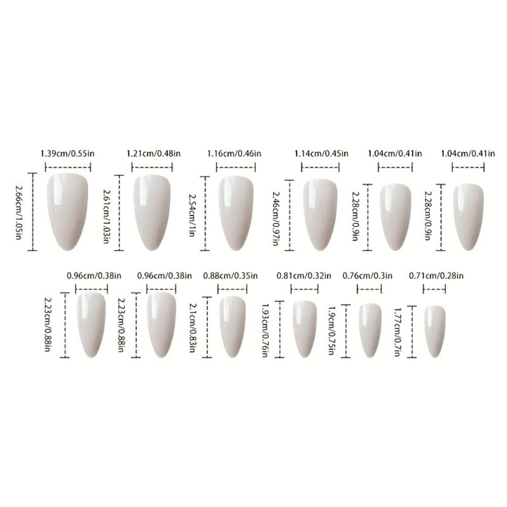 Fake Nails 375 Pieces Complete Kit – 360pcs Press On Nails + Bracelet + 14 Nail Art Tools | Almond Square Short Medium Glossy Gel Polish Pastel Neon Glitter Holographic Marble Flor - product image 5