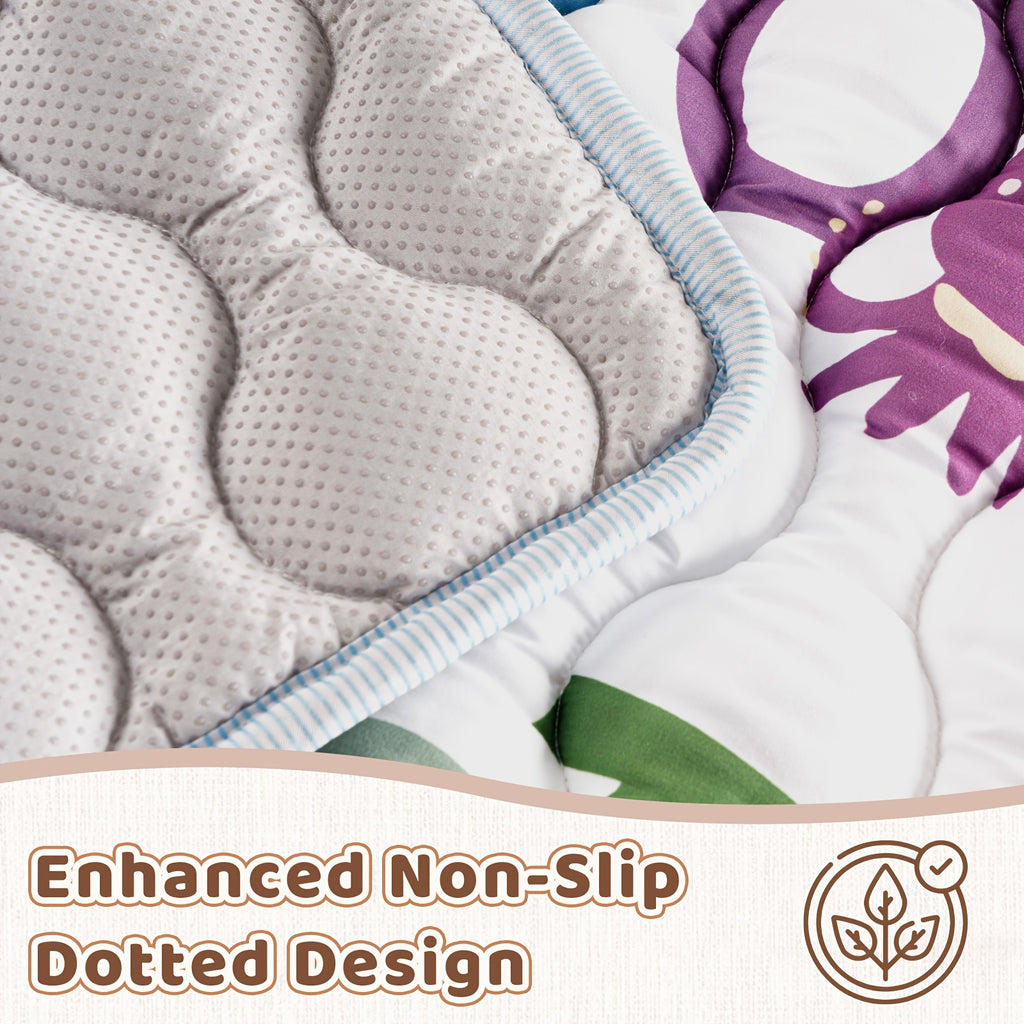 Baby Play Mat, 50x50 Playpen Mat with Super Soft Touch, Activity Mat with Upgraded Anti-Slip Bottom, Machine Washable Crawling Mat for Floor & Picnic - product image 10