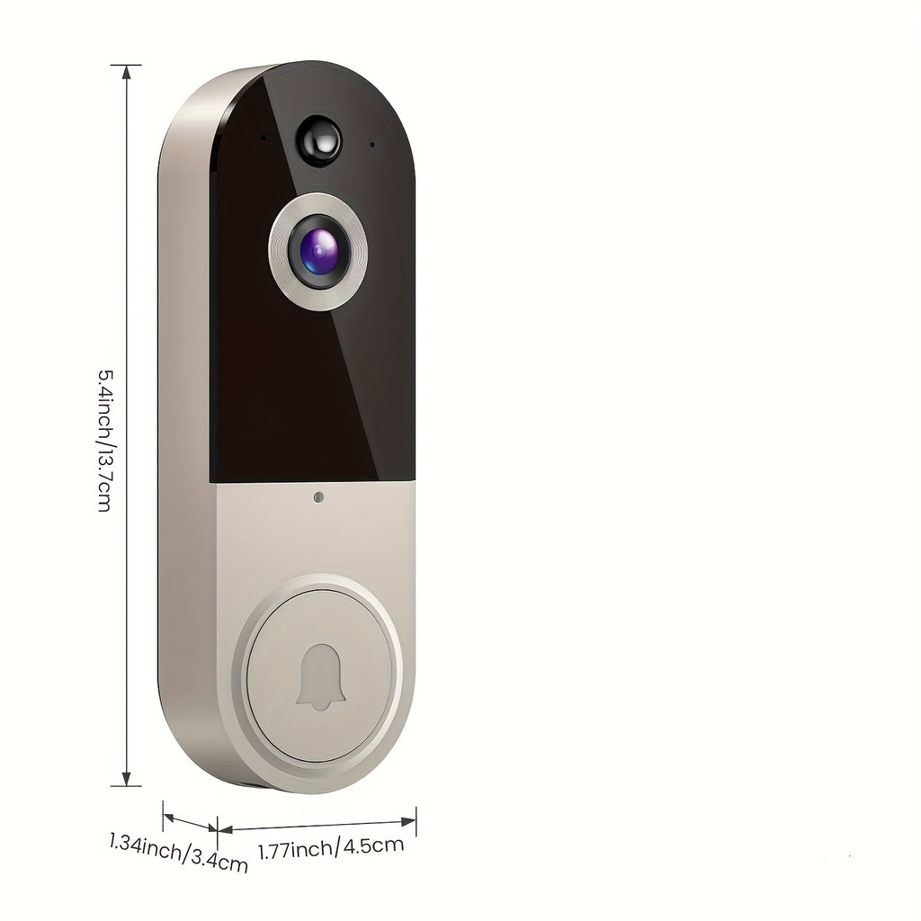2K Wireless Camera, Multi-combination Smart Doorbell, 166° Wide-angle Video Surveillance, Two-way Voice Intercom, Cloud Storage, Support For Rechargeable - product image 4