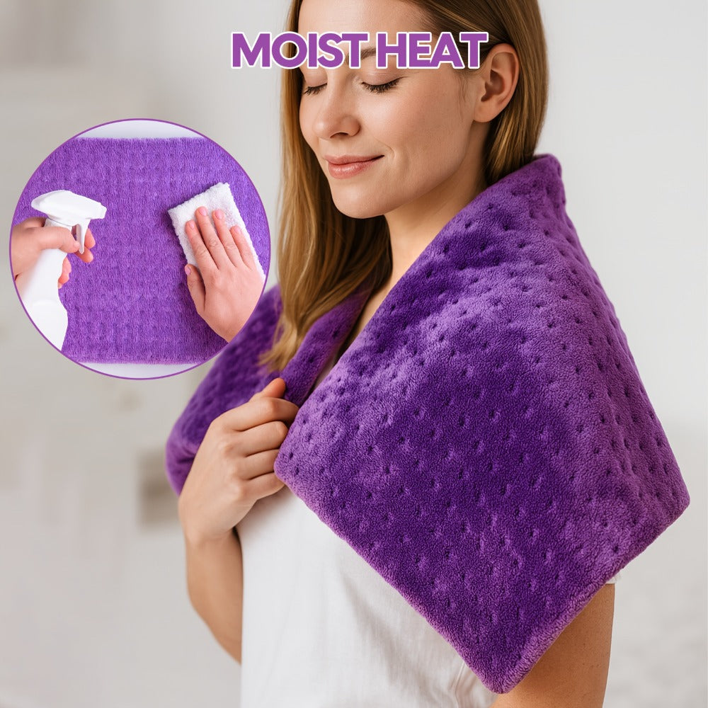 Heating Pad for Back & Neck Pain Relief – Ultra Soft Flannel, Fast Heating, Dry & Moist Heat, Auto Shut-Off, Machine Washable (Small 12x15in / Standard 12x24in / Large 17x33in) - product image 12