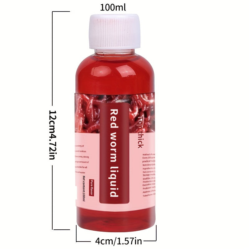 Liquid Fish Bait Red Worm Attractant – 100ml Concentrated Fish Attractant Scent Lure – Powerful Fishing Bait Enhancer for Trout, Carp, Bass, Cod - product image 2