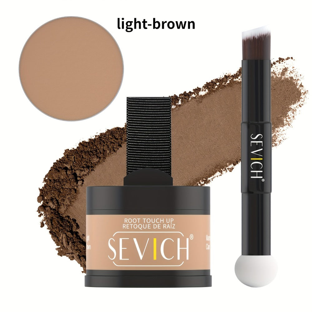 Hairline Powder Root Touch-Up Kit with Refill & Brush – Waterproof Instant Grey Hair Concealer Fills Sparse Hairline Bald Spots Eyebrow Powder for Women Men 4g+4g - product image 11