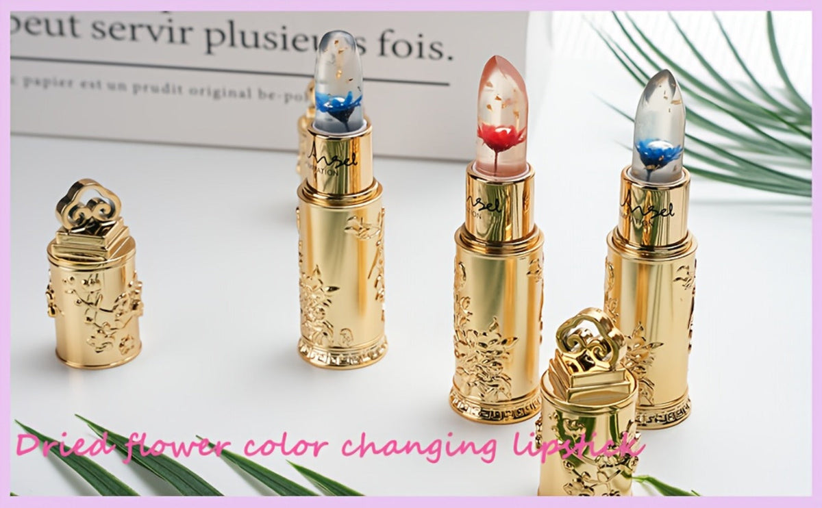 Color Changing Lip Gloss Set 3 Pcs — Temperature Magic Pink Tint Crystal Jelly Balm & Lipstick, Plant Squalane Moisturizing Hydrating Lip Makeup, Valentine's Day Christmas Birthday - product image 12