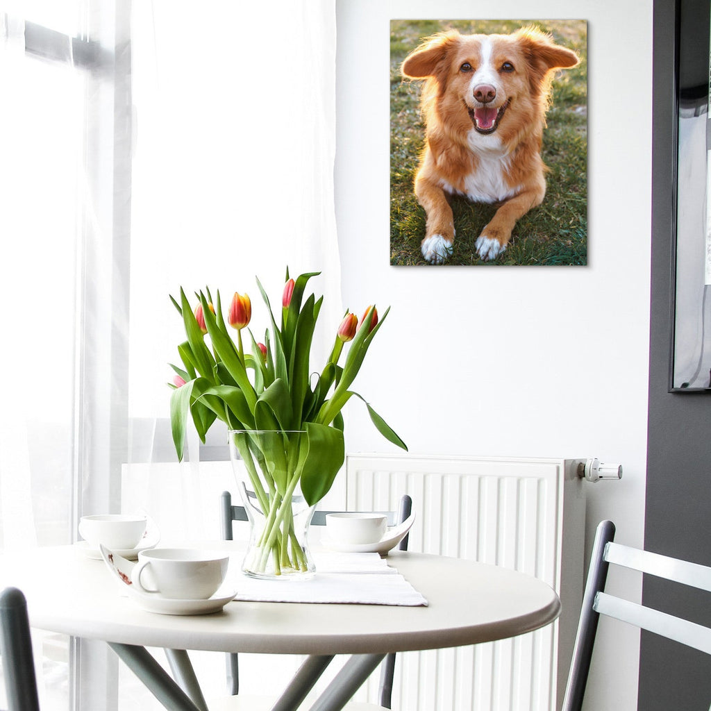 Custom Canvas Print Personalized Pet Family Photo Wall Art Ready to Hang | Framed & Unframed Canvas Options Multiple Sizes 6x8 to 24x16in | Custom Photo Canvas - product image 2