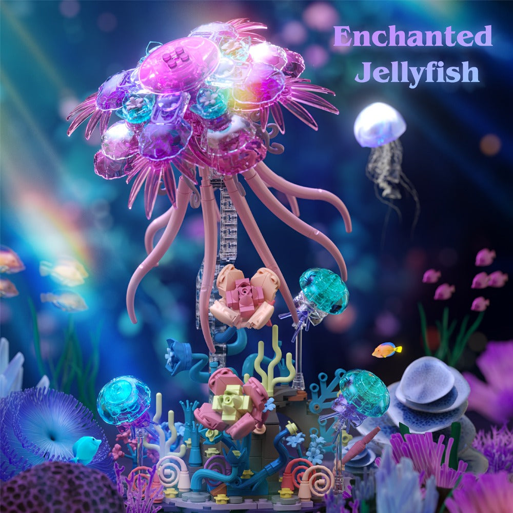 DIY Ocean Brick Assembly Kit for Adults & Teens, Aesthetic Desk Shelf Decor Display, Unique Creative Gift for Valentine's Day Birthday Christmas Halloween - product image 2