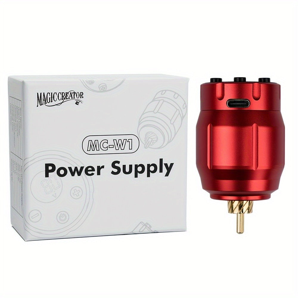 Wireless Tattoo Power Supply Rechargeable — LED Digital Display, RCA Connector, Portable Battery Pack for Rotary Tattoo Machines & PMU Devices, 4 Colors - product image 5