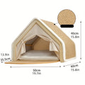 Cat House Semi-Enclosed Shell Design with Sisal Scratching Pad Tent Hideout for Small Medium Cats Indoor Living Room Bedroom Study XL for Camping & Outdoor - product image 2