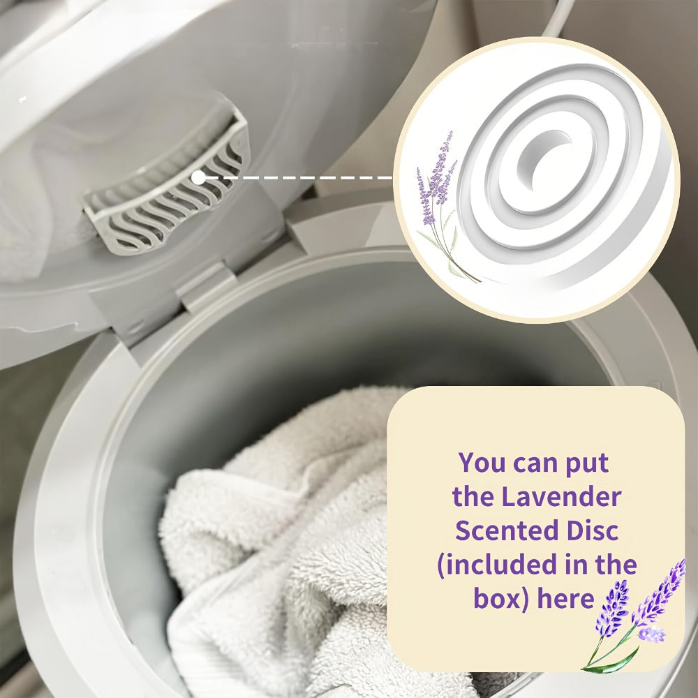 Electric Towel Warmer Bucket Ultra Large Capacity Fits Two 40x70 Towels ETL FCC Certified 1-Min Heat Auto Shut-Off Silent Spa Bathroom Heater Lavender Disc Gift - product image 16