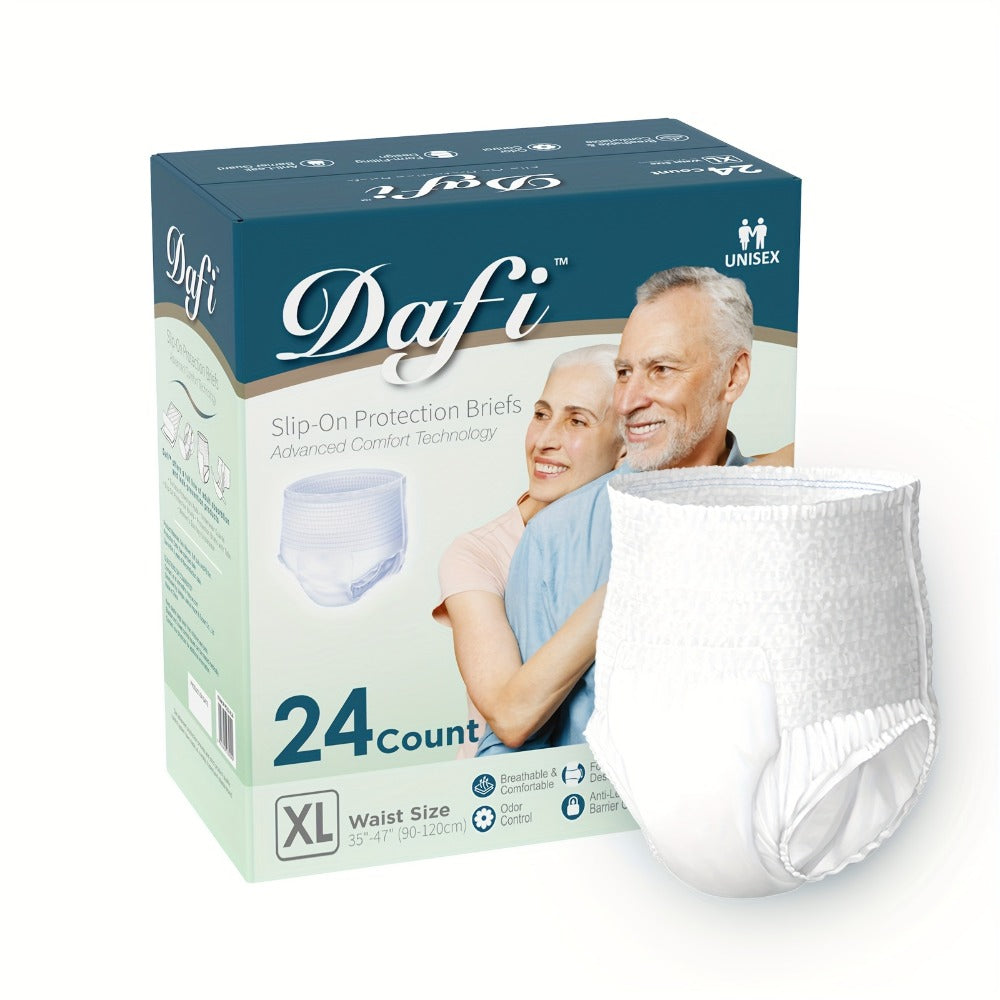 Adult Incontinence Underwear for Women Men Disposable Pull Up Briefs Overnight Bladder Control Maximum Absorbency M L XL 2XL 24 26 28 Count - product image 7