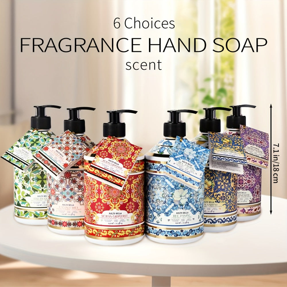 Moisturizing Liquid Hand Soap 2-Pack 21.3 fl oz Each — Foaming Pump Dispenser in 5 Scents, Gentle Gel Formula for All Skin Types, Bathroom Kitchen Office & Travel Hand Wash - product image 6