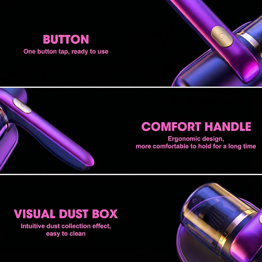 Handheld Mattress Vacuum Cleaner 12KPa – Heavy-Duty Portable Bed Vacuum with Deep Cleaning, Low Noise, Allergen & Dust Mite Removal for Mattress, Sofa, Pillow & Upholstery - product image 5