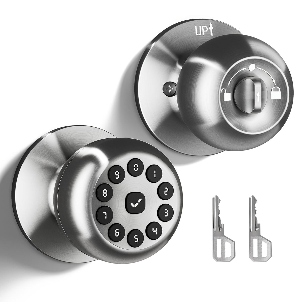 Smart Door Lock Keyless Entry – 3-in-1 APP + PIN + Key Access, Auto-Lock, Wireless Bedroom Door Lock with Durable Alloy Construction, Easy Installation, Holiday Gift for Family (Si - product image 10