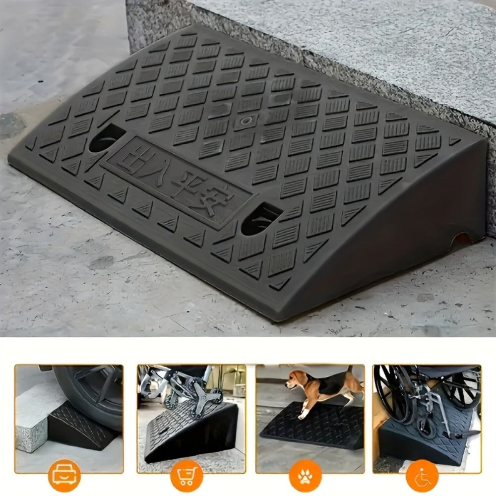 Curb Ramp Heavy Duty Plastic 3000 lb Portable Lightweight for Car SUV Motorcycle Bike Wheelchair Scooter Driveway Sidewalk Loading Dock Garage Outdoor Use Mobility Aid Ramp 2/4 Pac - product image 6