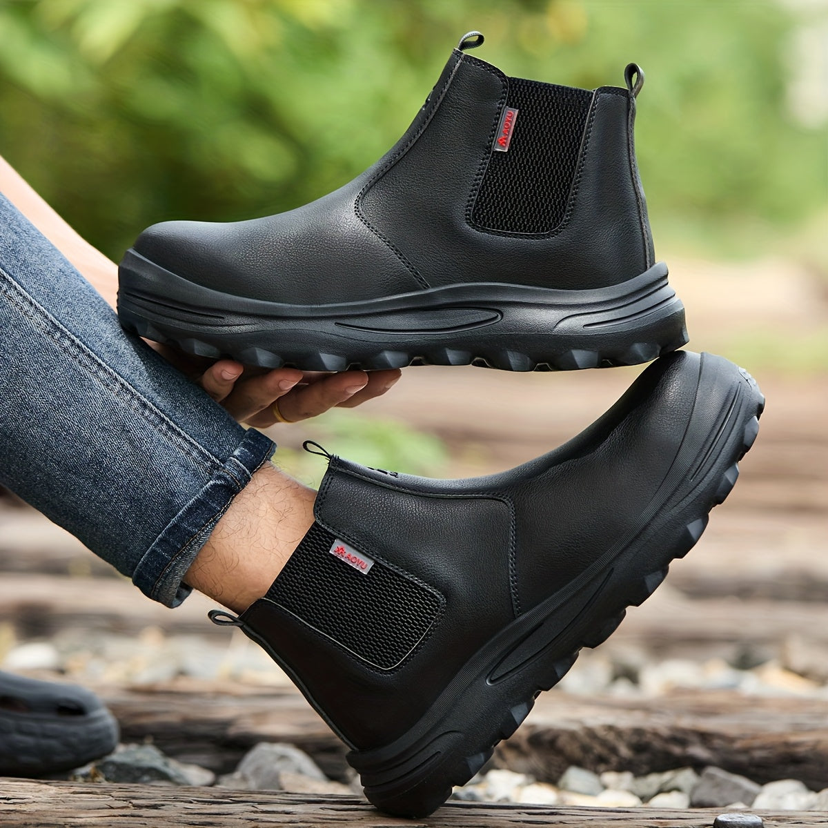 Men's Work Shoes, All-Season Labor Shoes, Work Boots, Comfortable Fabric Insoles, Casual Outdoor Sneakers, Construction Boots - product image 12