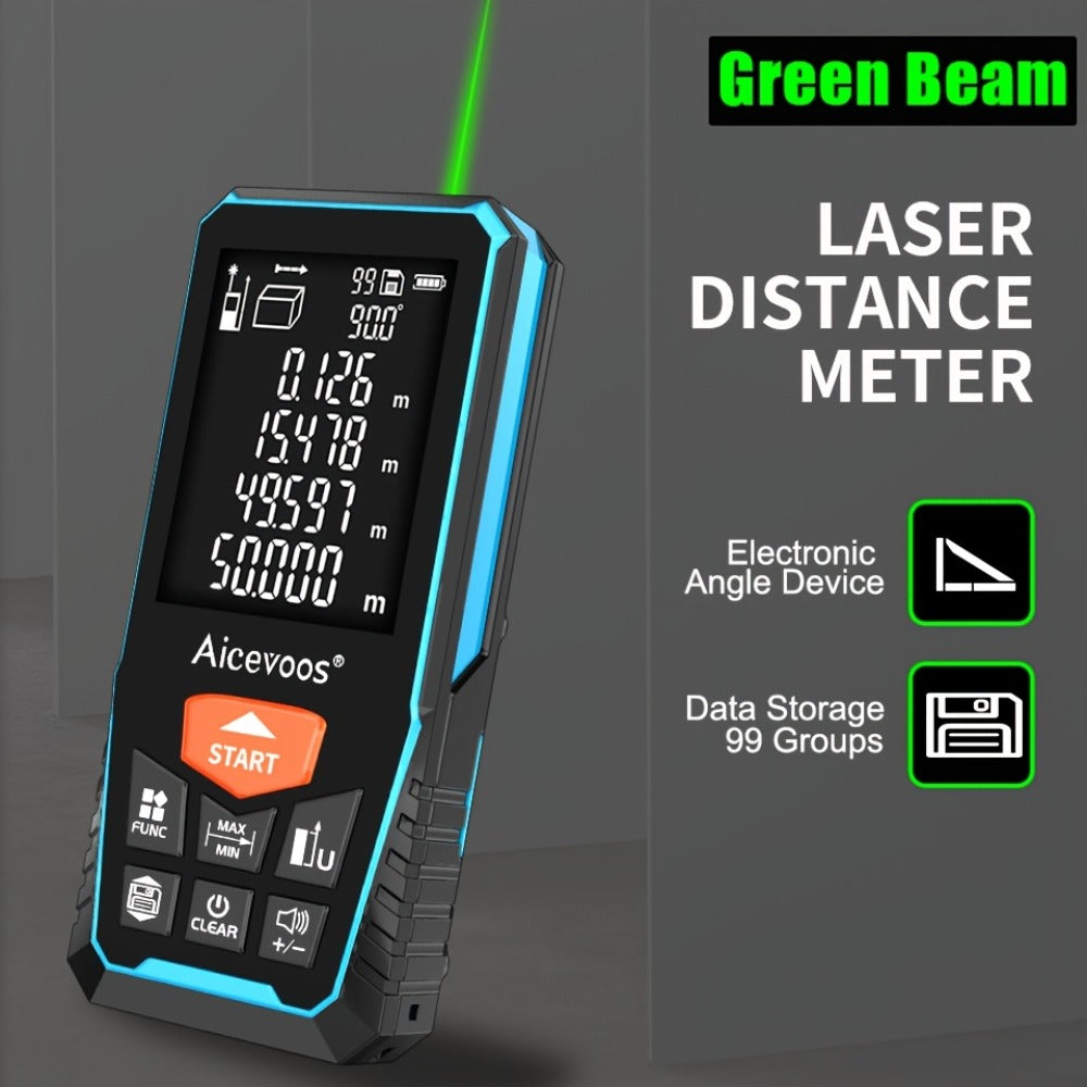 Laser Distance Meter Green Beam Digital Rangefinder 50M 70M 100M 120M Laser Tape Measure with LCD Display for Construction Surveying Indoor Outdoor Measuring - product image 6