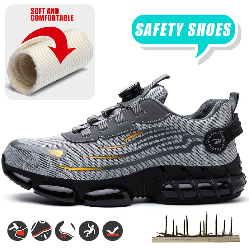 Steel Toe Work Shoes Man Slip Resistant Abrasion Resistant Construction Working Boots Comfortable Breathable Sneaker - product image 18