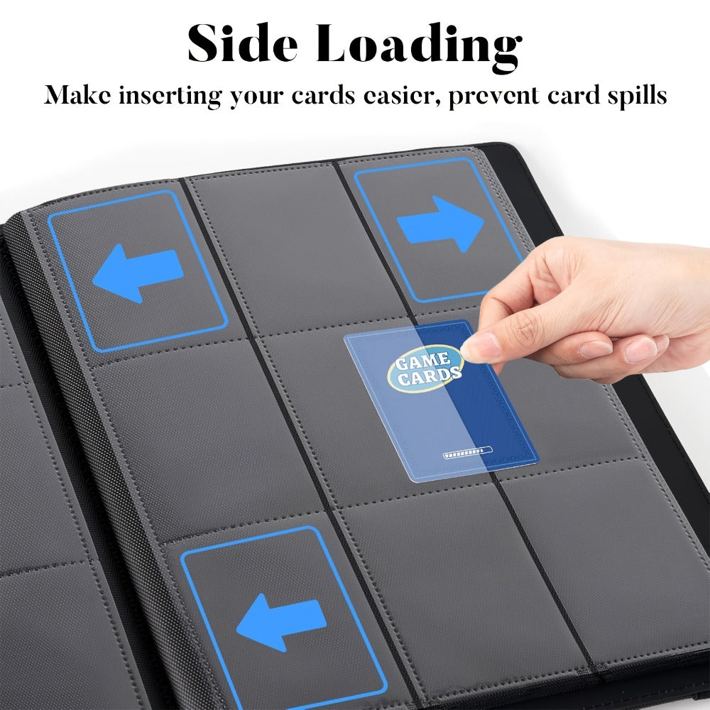 Holds 360 Cards Each, Fits PTCG Baseball Football Basketball K-Pop Photocards, Card Collector Album Bundle – Trading Card Binder 9-Pocket 7 or 10 Pack - product image 7