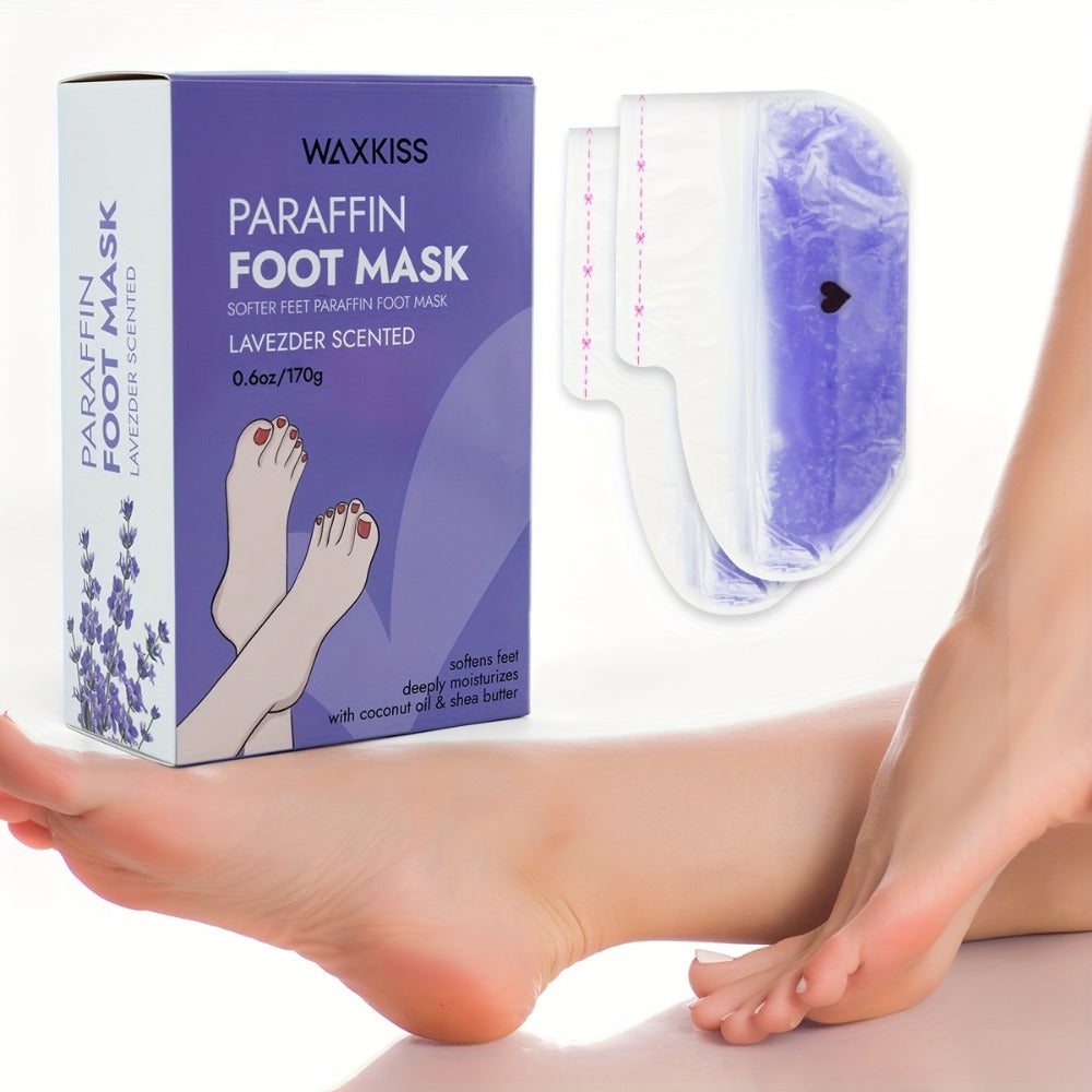 Paraffin Wax Hand & Foot Mask Deep Moisturizing Beauty Treatment – Smooth Soft Skin, Pink Grapefruit & Lavender Scents, Long-Lasting Stone Wax Formula, Home Spa Gift Set for Women - product image 4