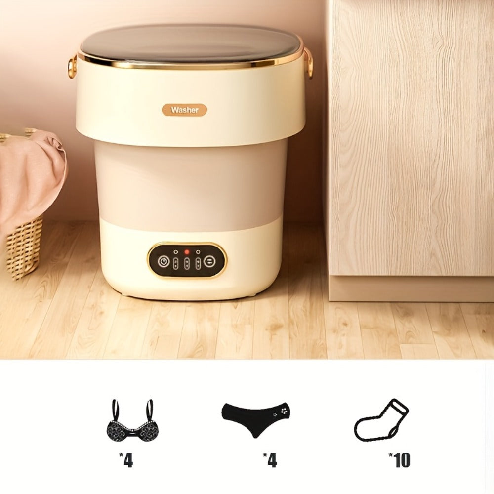 Portable Washing Machine Foldable Mini Washer Large Capacity for Underwear Socks Baby Clothes Apartment Dorm Travel Camping - product image 5