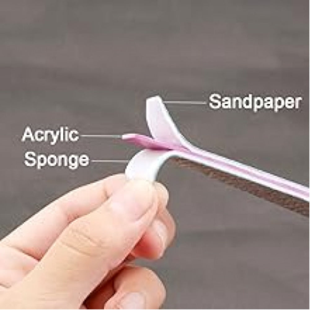 Nail Files and Buffers Professional 100 180 Grit Double-Sided Sanding Boards Reusable Polishing Blocks for Manicure Pedicure Salon Home Use Value Pack 20 or 35 Pieces - product image 10
